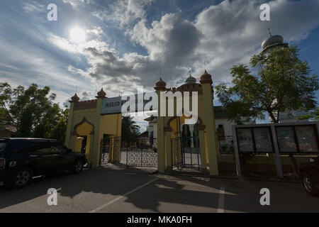 Mosquée Baiturrahim au district d'Aceh, Sumatra, Indonésie Banque D'Images