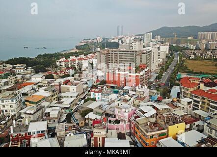 Xiamen, Xiamen, Chine. 7 mai, 2018. Xiamen, Chine-photographie aérienne de la zone panoramique 196 Linhoushe dans le sud-est de la province de Fujian en Chine. Crédit : SIPA Asie/ZUMA/Alamy Fil Live News Banque D'Images