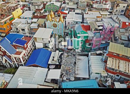 Xiamen, Xiamen, Chine. 7 mai, 2018. Xiamen, Chine-photographie aérienne de la zone panoramique 196 Linhoushe dans le sud-est de la province de Fujian en Chine. Crédit : SIPA Asie/ZUMA/Alamy Fil Live News Banque D'Images