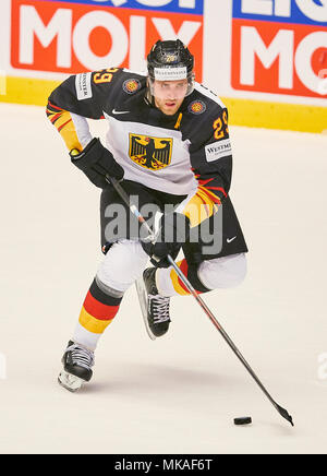 Herning, Danemark. 7 mai, 2018. Coupe du Monde de Hockey sur glace 2018, Herning, Mai 07, 2018 Leon pro LNH DRAISAITL, DEB 29 ALLEMAGNE action - USA 0-3 Hockey sur Glace Worldcup 2018 DEB , à Herning, Danemark, 07 mai 2018 © Peter Schatz / Alamy Live News Banque D'Images