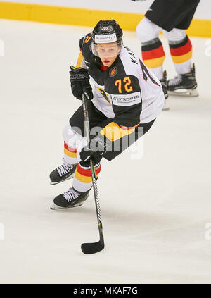 Herning, Danemark. 7 mai, 2018. Coupe du Monde de Hockey sur glace 2018, Herning, Mai 07, 2018 Dominik KAHOUN, DEB action 72 ALLEMAGNE - USA 0-3 Hockey sur Glace Worldcup 2018 DEB , à Herning, Danemark, 07 mai 2018 © Peter Schatz / Alamy Live News Banque D'Images