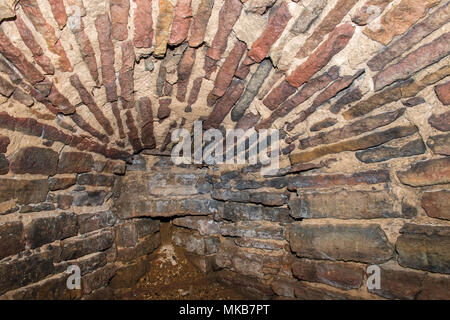 SHLISSELBURG, SAINT PETERSBURG, Russie - le 21 août 2017 : dans les sous-sols des casemates dans le secret house-prison dans la forteresse Oreshek. Médiévale russe Banque D'Images