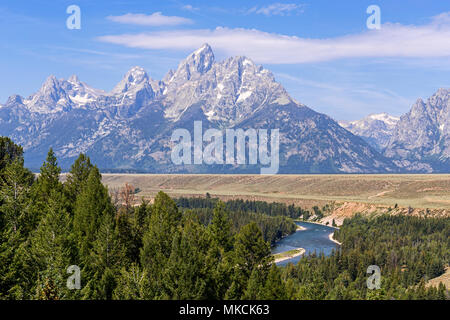 Grand Tetons et Snake River, Wyoming, USA Banque D'Images