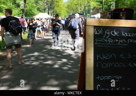 Marché de la rue de la forêt à Amsterdam Banque D'Images