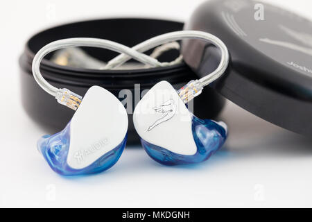 In Ear Monitors Audio JH Banque D'Images