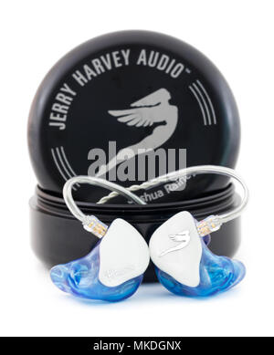 In Ear Monitors Audio JH Banque D'Images