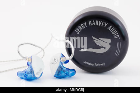 In Ear Monitors Audio JH Banque D'Images