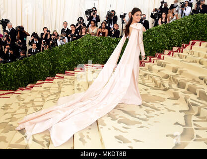 Ariana participant à la Rockefeller Metropolitan Museum of Art Costume Institute Gala-bénéfice 2018 à New York, USA. Banque D'Images