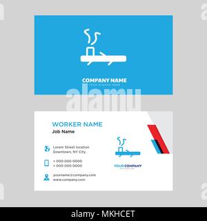 Modèle de conception de carte de visite du tuyau, la visite de votre entreprise, vecteur d'identité horizontale moderne Illustration de Vecteur