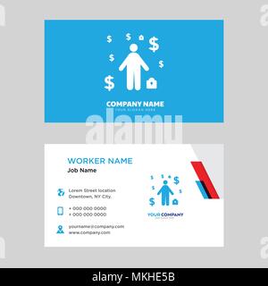 Modèle de conception de carte de pirate, la visite de votre entreprise, vecteur d'identité horizontale moderne Illustration de Vecteur
