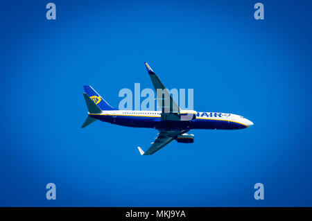 Boeing 737 de Ryanair Banque D'Images