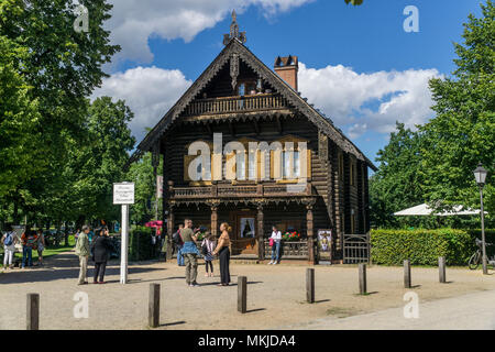 Maison dans la colonie russe Alexandrowka, Potsdam, Haus in der russischen Kolonie Alexandrowka Banque D'Images