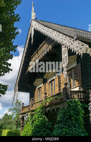 Maison dans la colonie russe Alexandrowka, Potsdam, Haus in der russischen Kolonie Alexandrowka Banque D'Images