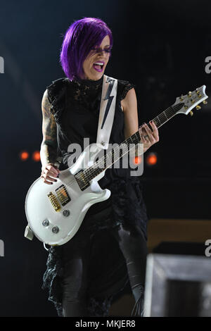 Ny - 06 MAI : Korey Cooper de poêle effectue au Miramar amphithéâtre du parc régional le 6 mai 2018 à Miramar, en Floride. People : Korey Cooper Banque D'Images