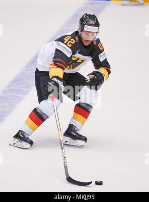 Coupe du Monde de Hockey sur glace 2018, Herning, Mai 07, 2018 EHLIZ Yasin, DEB 42 ALLEMAGNE - USA 0-3 Championnats du monde hockey sur glace IIHF 2018 DEB , à Herning, Danemark, 07 mai 2018 © Peter Schatz / Alamy Live News Banque D'Images