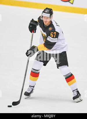 Coupe du Monde de Hockey sur glace 2018, Herning, Mai 07, 2018 Bernhard EBENER, DEB action 67 ALLEMAGNE - USA 0-3 Championnats du monde hockey sur glace IIHF 2018 DEB , à Herning, Danemark, 07 mai 2018 © Peter Schatz / Alamy Live News Banque D'Images