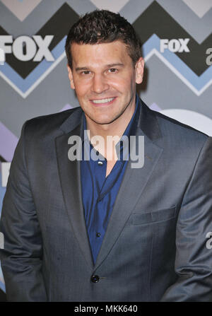 David Boreanaz arrivant à la TCA FOX All Star Party au Langham Huntington Hotel de Pasadena.Un  David Boreanaz 16 Red Carpet Event, Vertical, USA, Cinéma, Célébrités, photographie, Bestof, Arts, Culture et divertissement, Célébrités Topix fashion / Vertical, Best of, événement dans la vie d'Hollywood, Californie - Tapis rouge et en backstage, USA, Cinéma, Célébrités, cinéma, télévision, Célébrités célébrités musique, photographie, Arts et culture, Bestof, divertissement, Topix headshot, vertical, une personne, à partir de l'an , 2013, enquête tsuni@Gamma-USA.com Banque D'Images