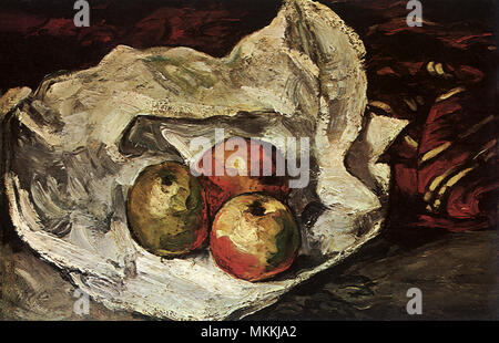 Trois pommes d’or Banque D'Images