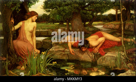 Echo et Narcisse Banque D'Images