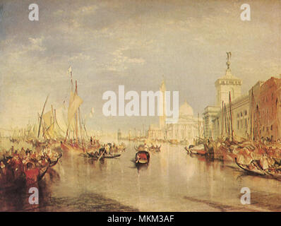 Dogana et San Giorgio Maggiore. Venise. Banque D'Images