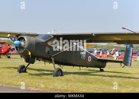 Un Français Max Holste Broussard à l'air d'Abingdon & Country Show Banque D'Images