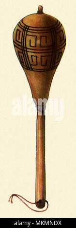 Gourd Rattle Banque D'Images