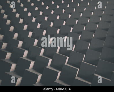 Abstract cubes empilés close up abstract background Banque D'Images