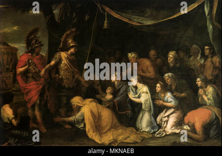 Alexander montre miséricorde 1660 Banque D'Images