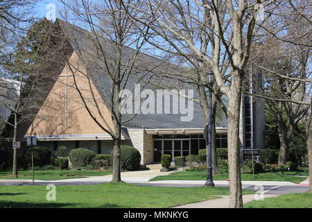 Paysage ordinaire à Evanston, Illinois. Banque D'Images