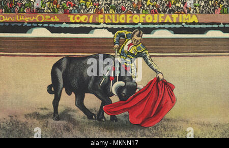 Matador tuer Bull Banque D'Images