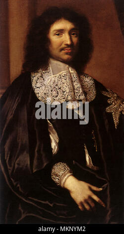 Portrait de Jean Baptiste Colbert Banque D'Images