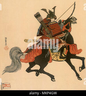 Samurai Warrior 1350 Banque D'Images