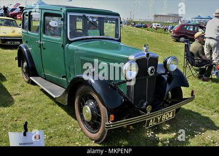 Cleveleys, Lancashire, Royaume-Uni. Le 6 mai 2018. Cleveleys Classic Car Show à Jubilee Gardens (BVPG) Blackpool Groupe Préservation du véhicule Banque D'Images