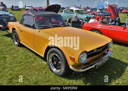 Cleveleys, Lancashire, Royaume-Uni. Le 6 mai 2018. Cleveleys Classic Car Show à Jubilee Gardens (BVPG) Blackpool Groupe Préservation du véhicule Banque D'Images