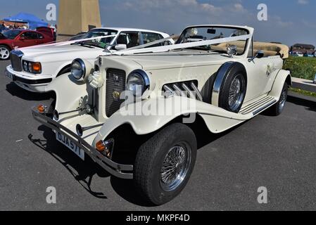 Cleveleys, Lancashire, Royaume-Uni. Le 6 mai 2018. Cleveleys Classic Car Show à Jubilee Gardens (BVPG) Blackpool Groupe Préservation du véhicule Banque D'Images