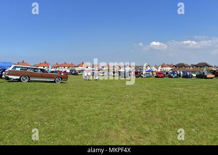 Cleveleys, Lancashire, Royaume-Uni. Le 6 mai 2018. Cleveleys Classic Car Show à Jubilee Gardens (BVPG) Blackpool Groupe Préservation du véhicule Banque D'Images