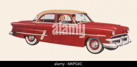 1953 Ford Customline Fordor Sedan Banque D'Images