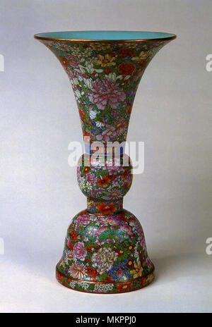 Gobelet en porcelaine de Millefiori Design Banque D'Images