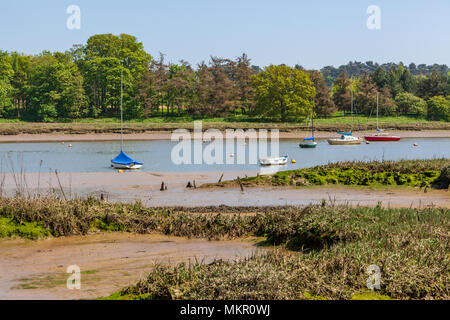 Suffolk woodbridge estuaire deben uk Banque D'Images