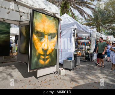 Festival de Printemps de Gainesville, en Floride, dispose d'une variété d'expression et d'expériences. Banque D'Images