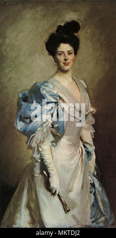 Mme Joseph Chamberlain Banque D'Images