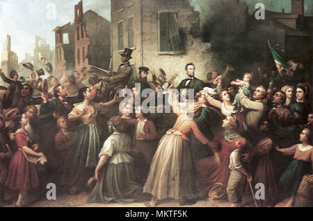 Lincoln's Drive à Richmond Banque D'Images