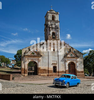 Ruines de l'Église catholique de Santa Ana à Trinité Banque D'Images