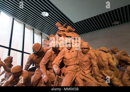 Le Sichuan, Shanghai, Chine. 9 mai, 2018. Shanghai, Chine - le séisme de Wenchuan le 12 mai Memorial Museum de Wenchuan, dans le sud-ouest de la province chinoise du Sichuan. Le tremblement de terre au Sichuan en 2008, aussi connu comme le grand tremblement de terre ou séisme de Wenchuan, est survenu à 02:28:01 PM La Chine, le 12 mai 2008. mesure à 8.0 ms, l'épicentre du séisme était situé à 80 kilomètres (50 mi) de l'ouest au nord-ouest de Chengdu, capitale de la province, avec une profondeur focale de 19 km (12 mi) Crédit : SIPA Asia/ZUMA/Alamy Fil Live News Banque D'Images