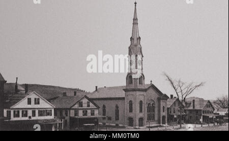 Église Unitarienne. Keene. 1890 Banque D'Images