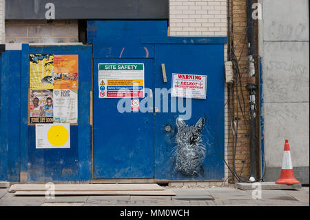 L'Art de la rue, de Curtain Road, London, EC2 Banque D'Images