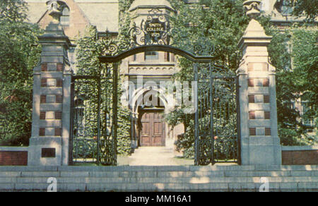 Gate. Smith College. Northampton. 1960 Banque D'Images