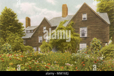 Maison de Seven Gables. Salem. 1910 Banque D'Images