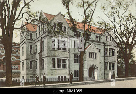 Leet Hall à l'université de Yale. New Haven. 1911 Banque D'Images