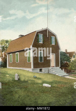 Old School House Nathan Hale. New London. 1908 Banque D'Images